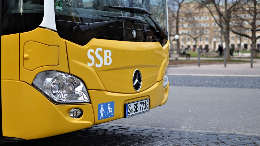 S-SB 7718 am Stuttgarter Schlossplatz